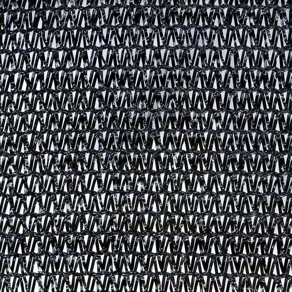 10 Ft. X 10 Ft. 70% Shade Cloth Black Sunblock Fabric Allen Cozy Haven Store