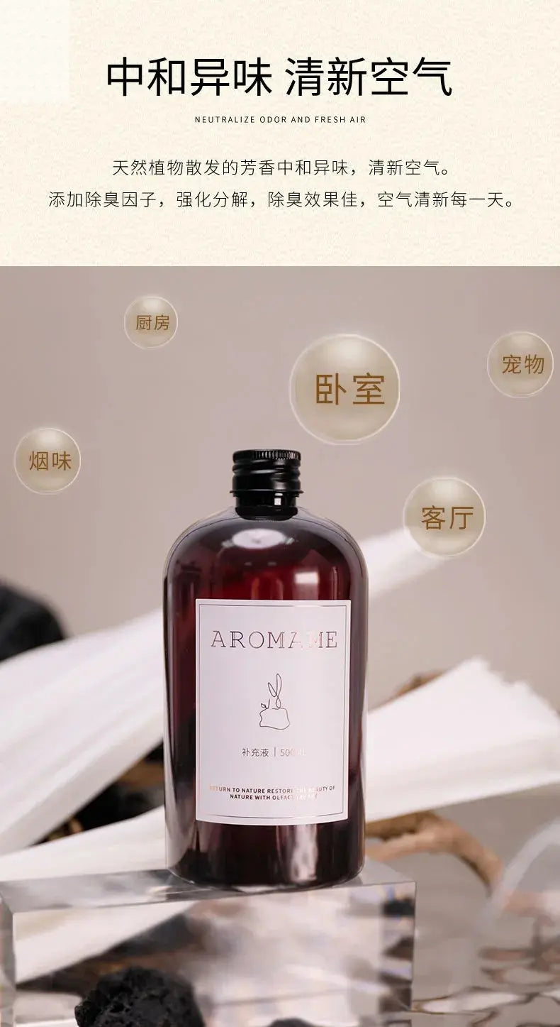 1000ML Hotel Aromatherapy Machine and Home Reed Diffuser Replenishment Liquid,Neroli/White rose/Hilton Aroma Oil for Humidifier Allen Cozy Haven Store