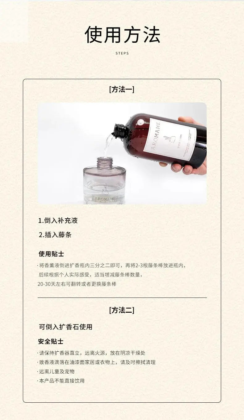 1000ML Hotel Aromatherapy Machine and Home Reed Diffuser Replenishment Liquid,Neroli/White rose/Hilton Aroma Oil for Humidifier Allen Cozy Haven Store