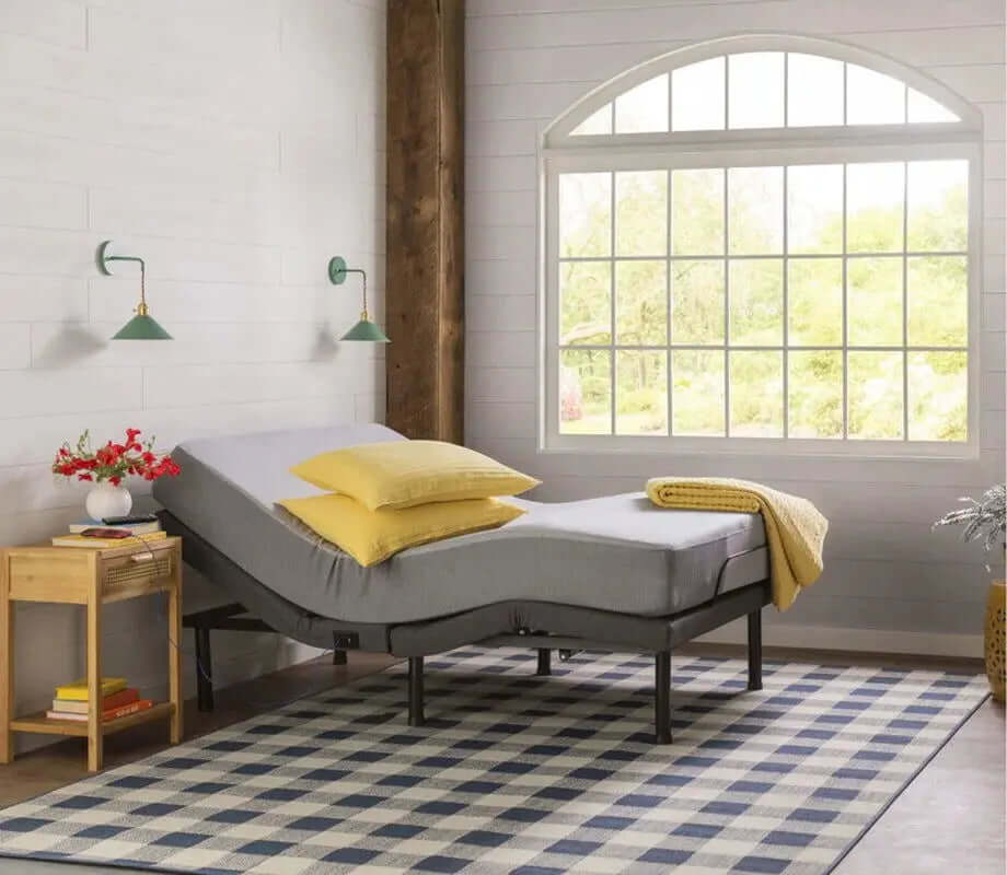 15-Inch Zero Gravity Adjustable Bed with Massaging Feature and Wireless Remote Control-Allen Cozy Haven Store