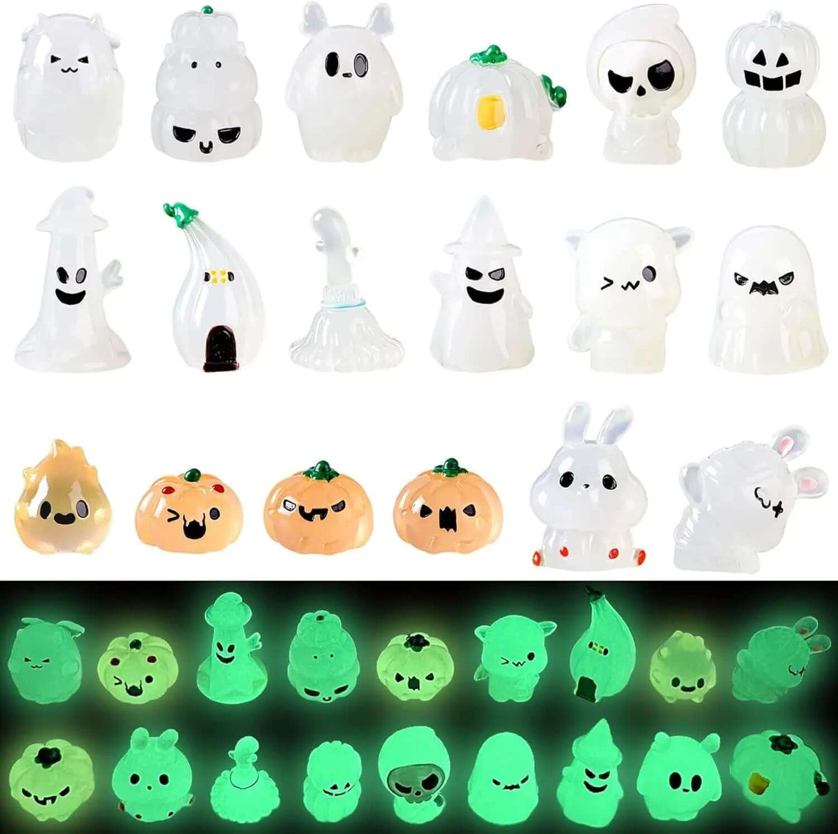 18-Piece Set of Miniature Artificial Pine Christmas Trees with Wood Base - Bottle Brush Snow Trees for Winter Table Decorations and Crafting-Allen Cozy Haven Store