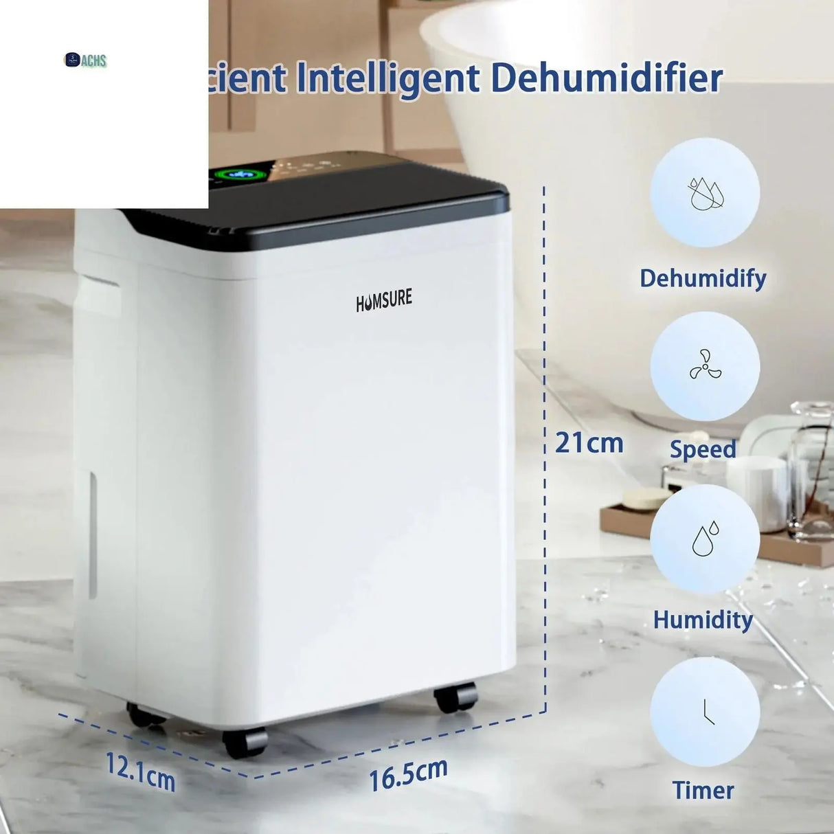19-Pint Dehumidifier (DOE) - 70 Pint Maximum Capacity for Up to 4500 Sq Ft - Allen Cozy Haven Store -