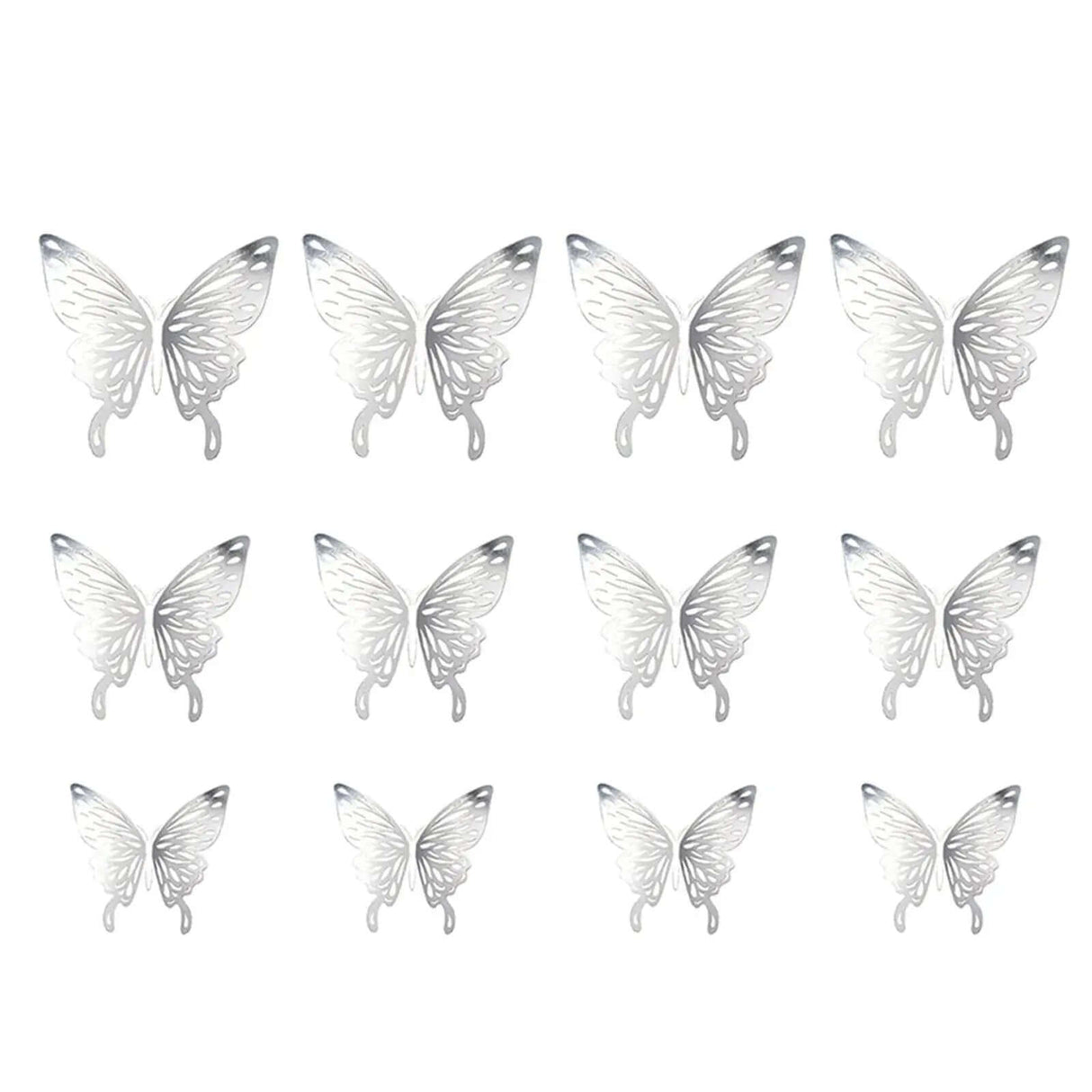 3D Hollow Butterfly Wall Stickers Home Decor Cardboard Butterfly Wall Stickers Home Decor Accessories Accesorios De Cocina-Allen Cozy Haven Store