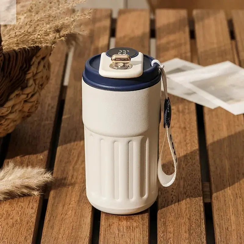 450ML Smart Thermos Bottle Water Digital Led Temperature Coffee Cup 316 Stainless Steel Vacuum Cup Office Business Portable Mug Allen Cozy Haven Store
