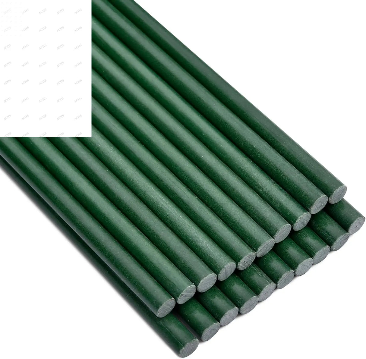 48-Inch Garden Stakes - 20 Pack Solid Fiberglass Plant Support Rods for Tomato Trellis (Green) SnyGardn