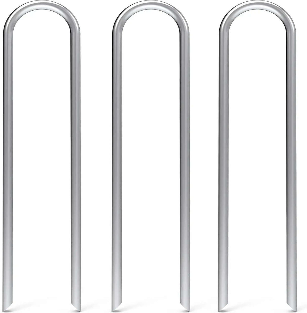 50-Pack Heavy-Duty 12-Inch Galvanized Garden Stakes-Allen Cozy Haven Store