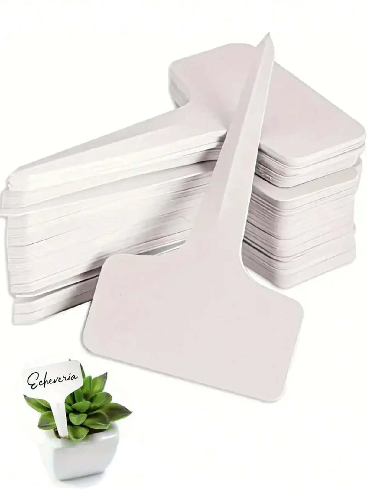 "50-Pack Waterproof T-Shaped Plant Labels for Garden and Potted Plants"-Allen Cozy Haven Store