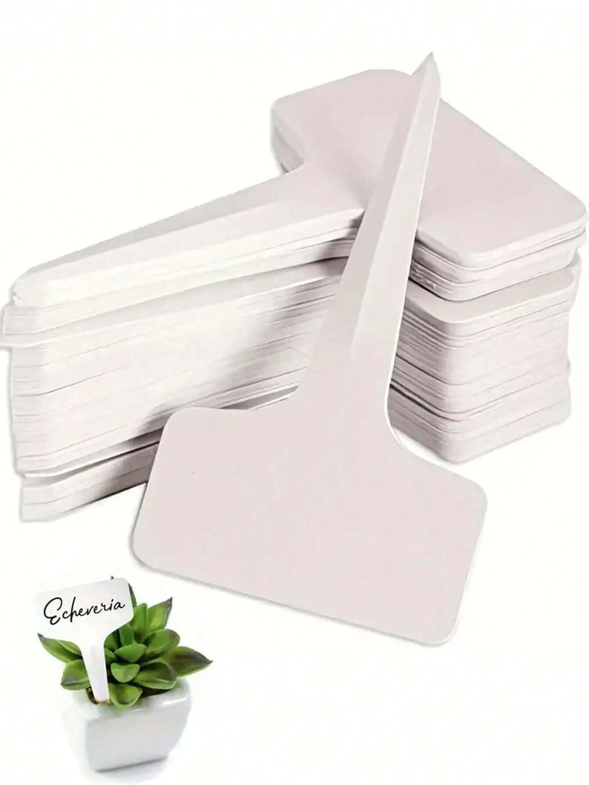 "50-Pack Waterproof T-Shaped Plant Labels for Garden and Potted Plants"-Allen Cozy Haven Store