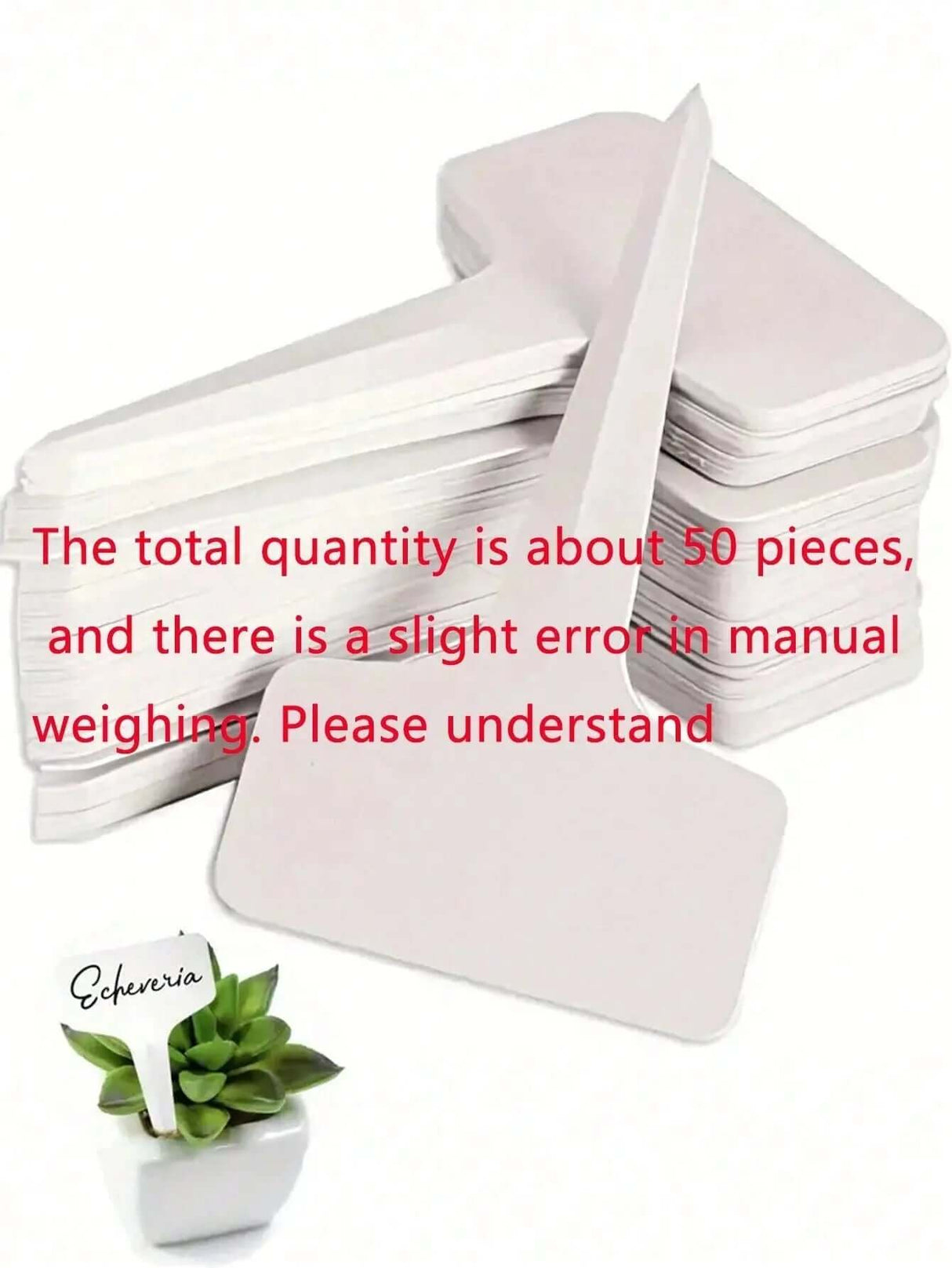 "50-Pack Waterproof T-Shaped Plant Labels for Garden and Potted Plants"-Allen Cozy Haven Store