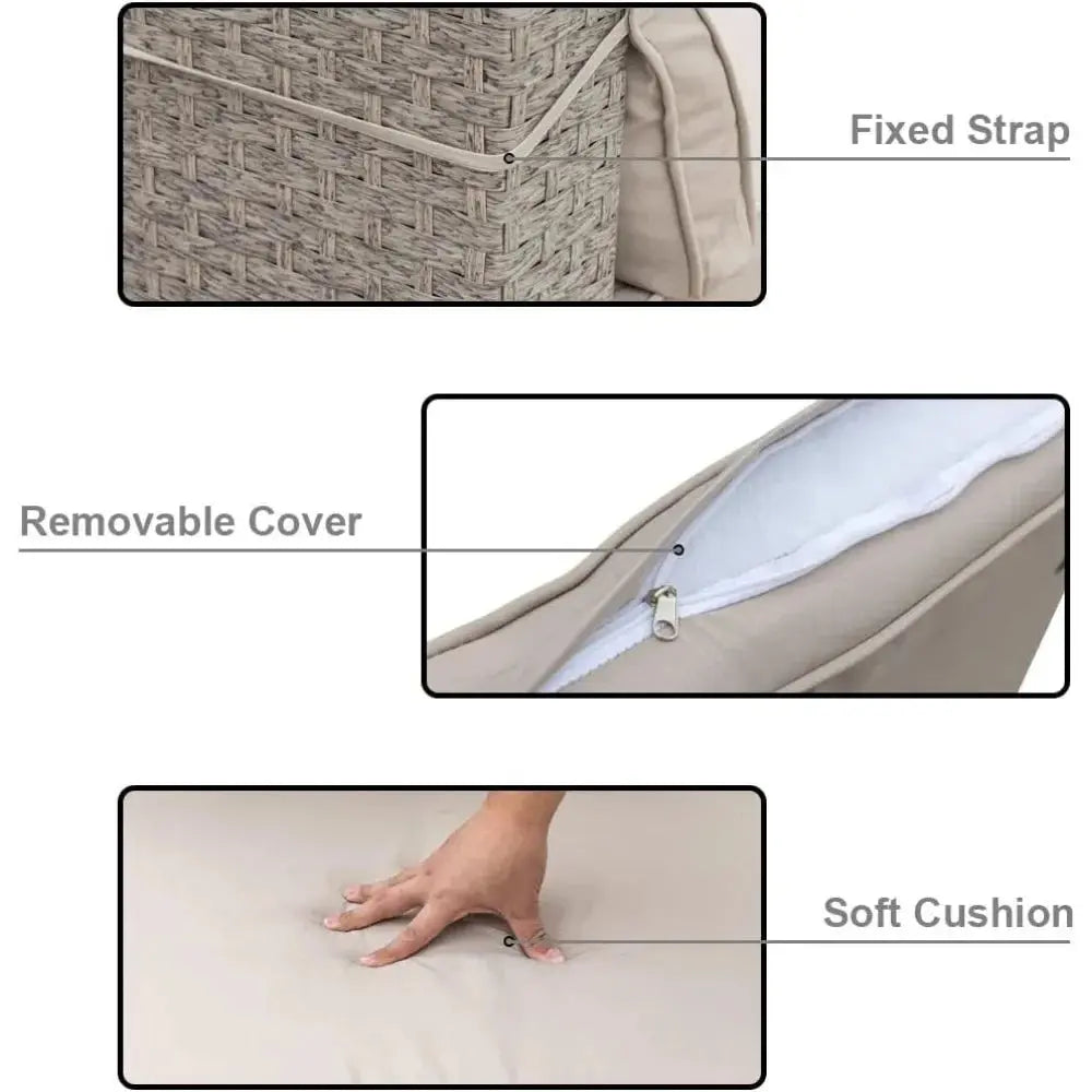 9-Piece All-Weather Patio Furniture Set with Cushions and Storage Table for Outdoor Comfort-Allen Cozy Haven Store