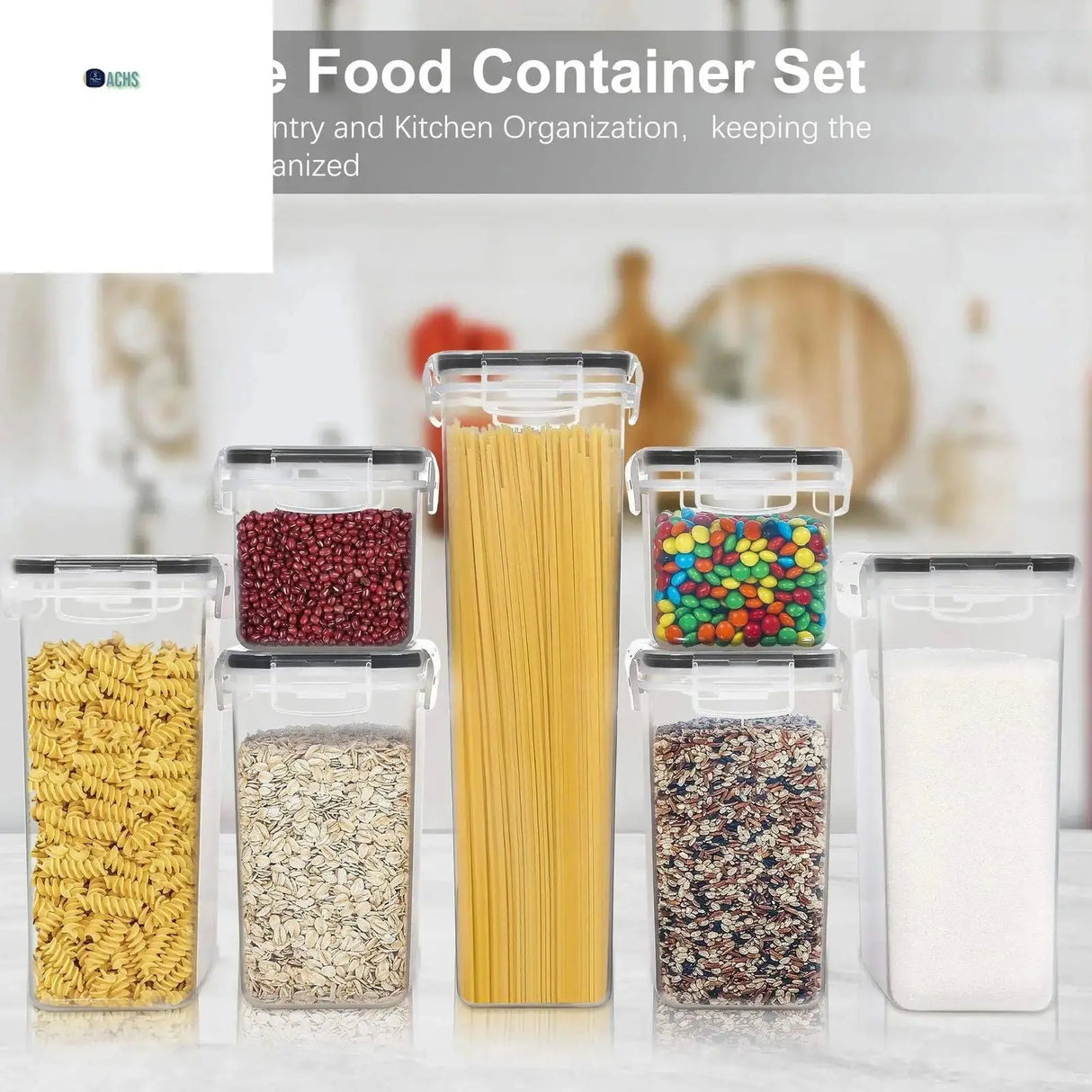 Airtight BPA-Free 7-Piece Food Storage Container Set - Allen Cozy Haven Store -
