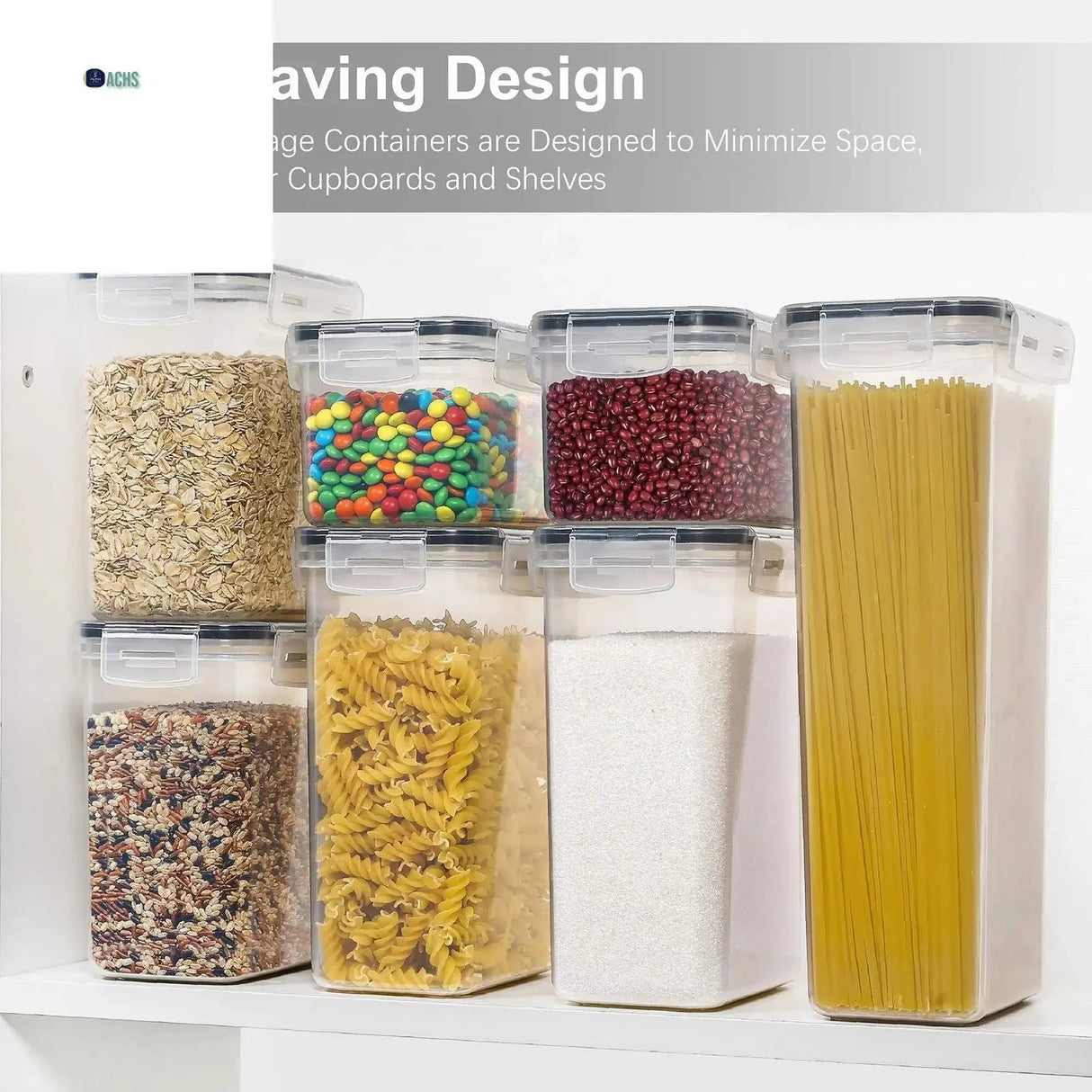 Airtight BPA-Free 7-Piece Food Storage Container Set - Allen Cozy Haven Store -