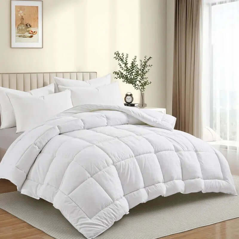 All-Season Down Alternative Comforter designed to bring the luxury-Allen Cozy Haven Store