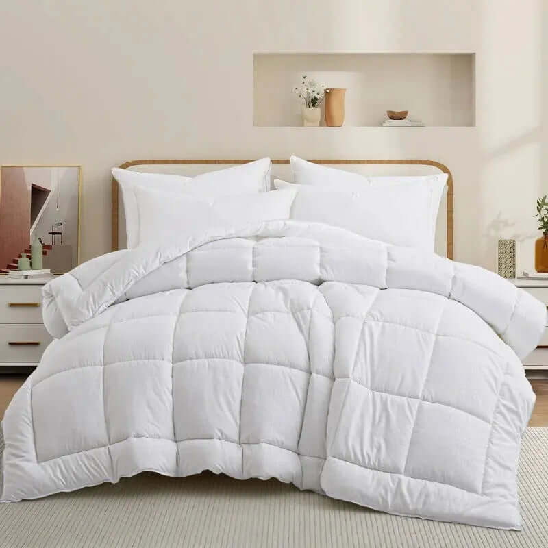 All-Season Down Alternative Comforter designed to bring the luxury-Allen Cozy Haven Store
