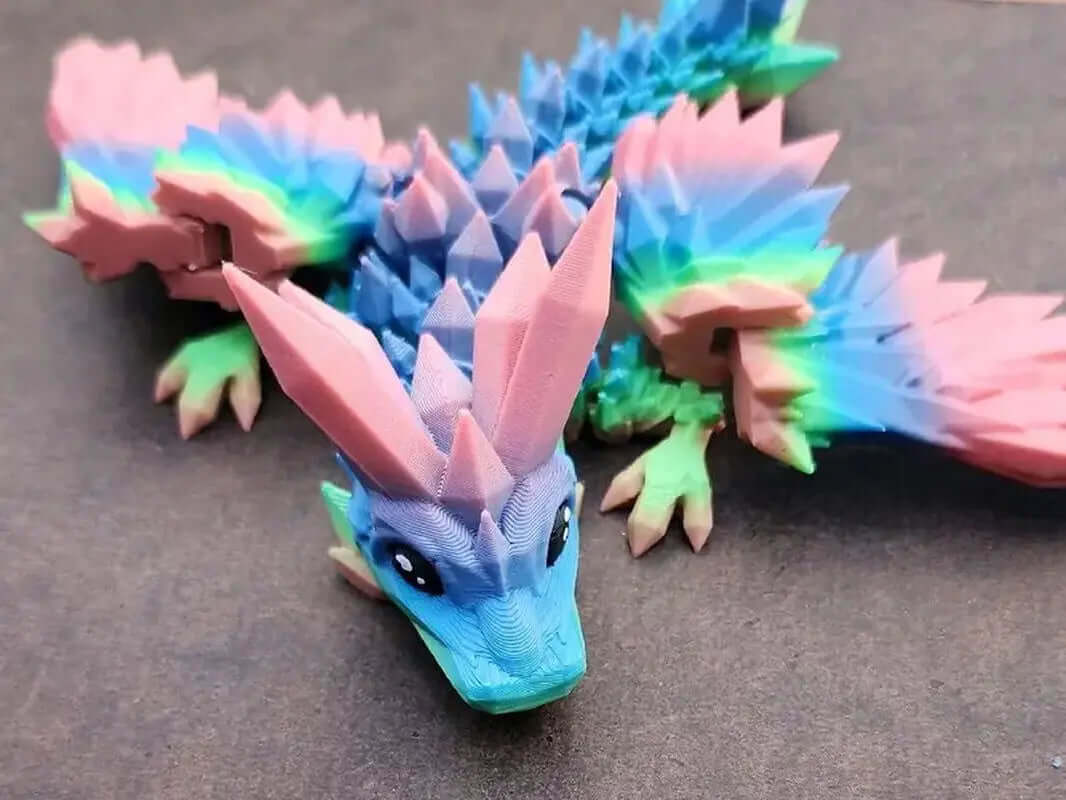 Articulated Crystal Dragon Wing Figurine for Elegant Home Decor-Allen Cozy Haven Store