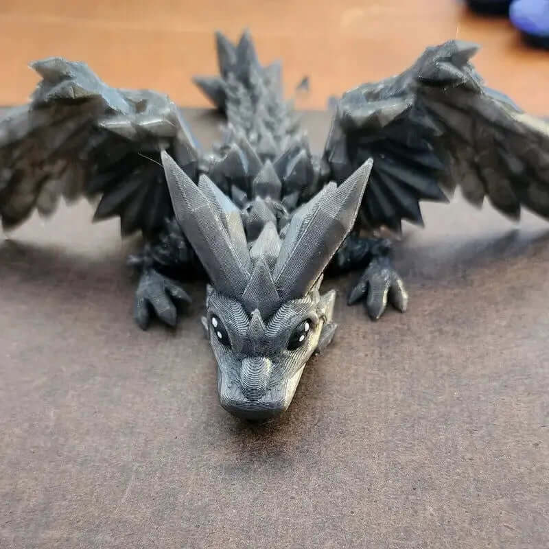 Articulated Crystal Dragon Wing Figurine for Elegant Home Decor-Allen Cozy Haven Store