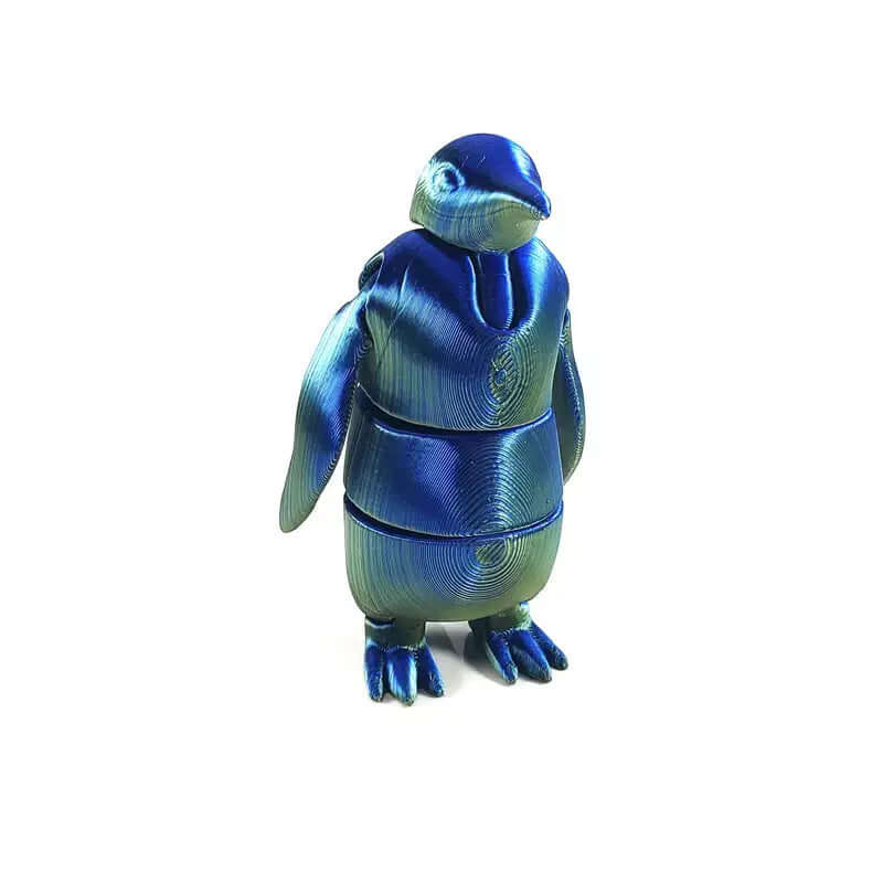 Articulating 3D Printed Penguin Sculpture - Elegant Home Décor Ornament-Allen Cozy Haven Store