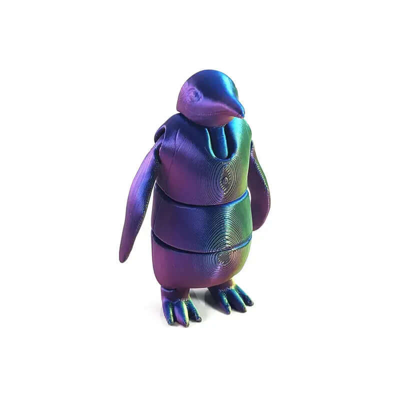Articulating 3D Printed Penguin Sculpture - Elegant Home Décor Ornament-Allen Cozy Haven Store