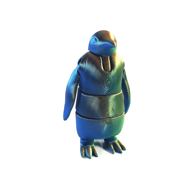 Articulating 3D Printed Penguin Sculpture - Elegant Home Décor Ornament-Allen Cozy Haven Store