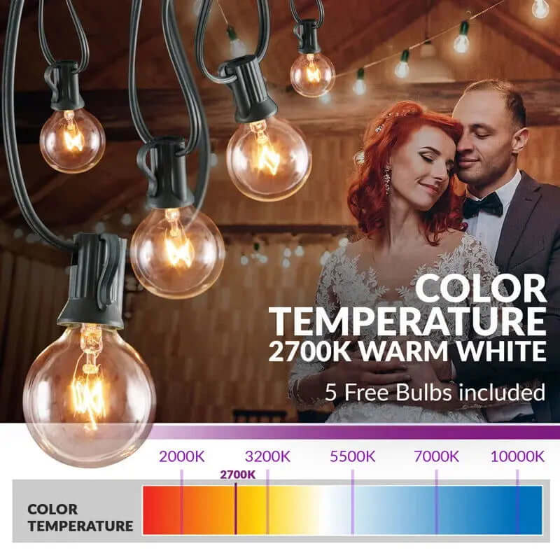 Burroughs 25-Foot Outdoor Plug-In Globe String Lights Featuring 25 Bulbs-Allen Cozy Haven Store