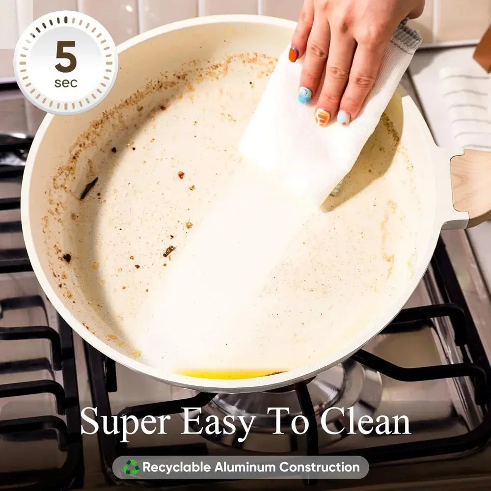 CAROTE 14-Piece Nonstick Pots and Pans Set with Kitchen Cooking Utensils and Pan Protectors Allen Cozy Haven Store