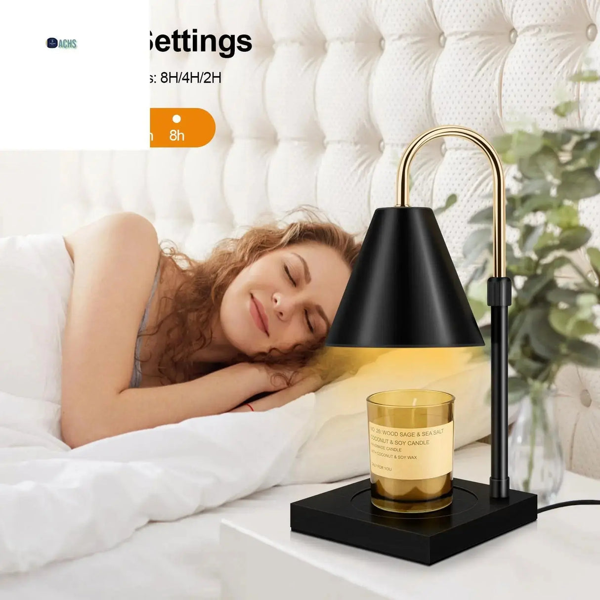 Candle Warmer Lamp with Timer Compatible with Jar Candles - Allen Cozy Haven Store -