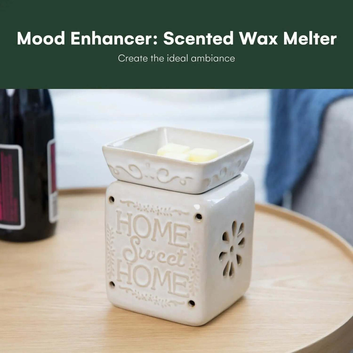 Home Sweet Home Fragrance and Essential Oil warmer for Scented Wax-Allen Cozy Haven Store