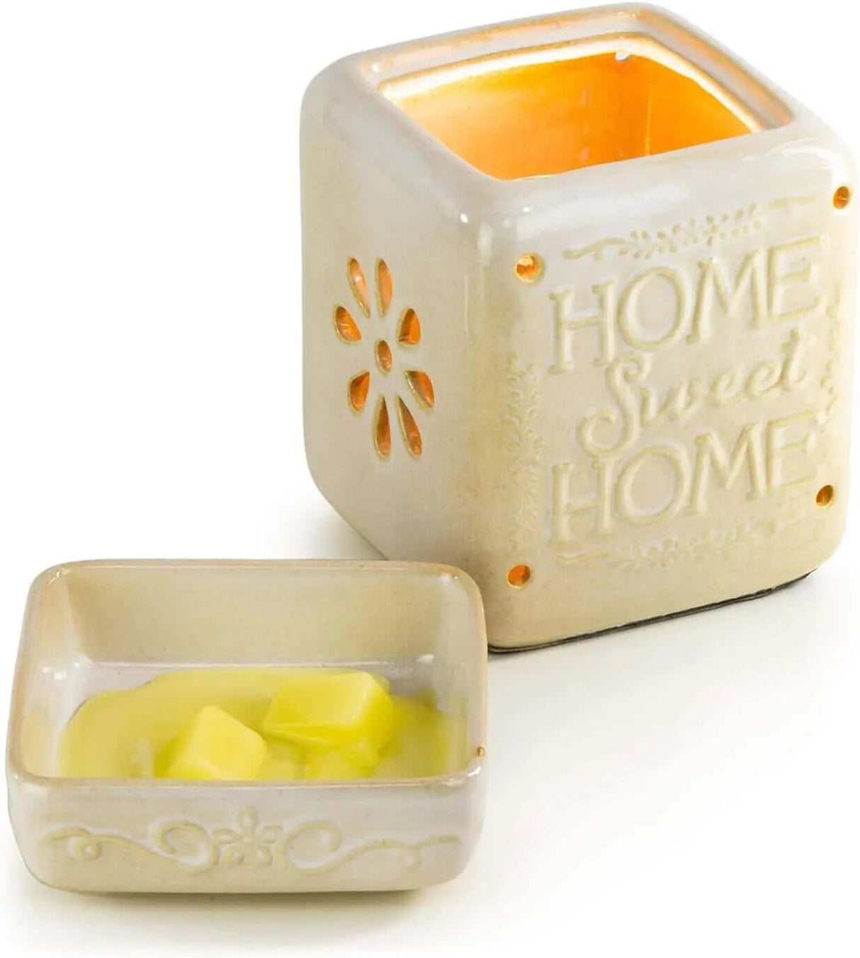 Home Sweet Home Fragrance and Essential Oil warmer for Scented Wax-Allen Cozy Haven Store