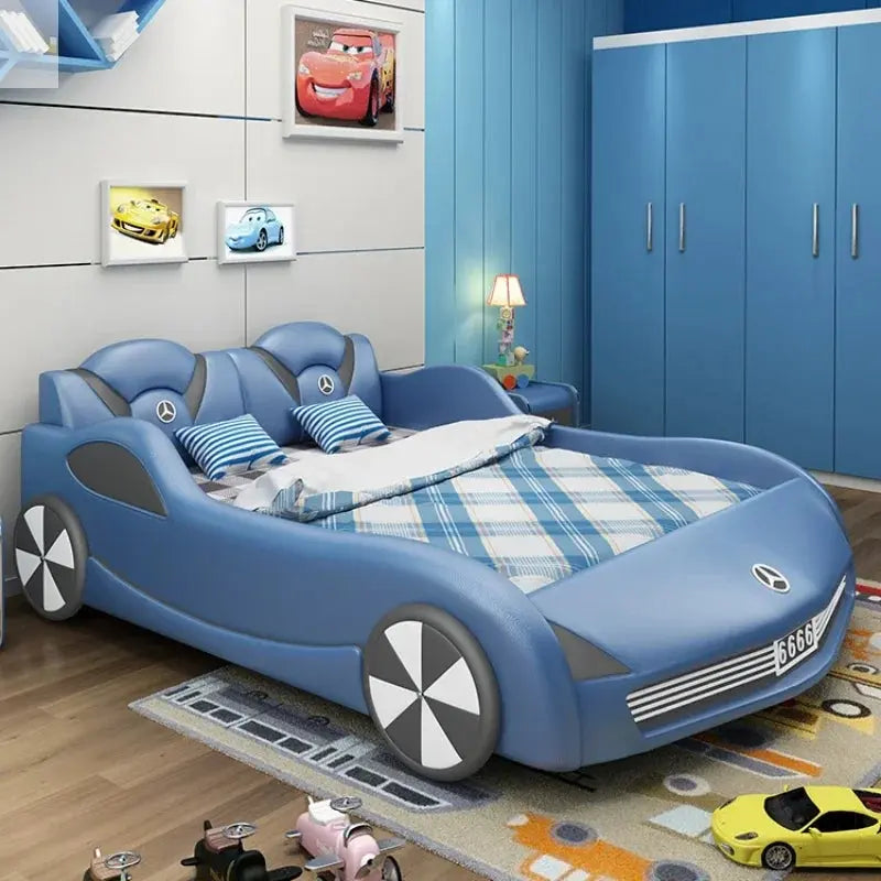 Children Luxury Boys Bed Pretty Unique Cute Nightstand Wood Storage Bed Car Design Camas Moderrna Inteligentes Bedroom Furniture Allen Cozy Haven Store