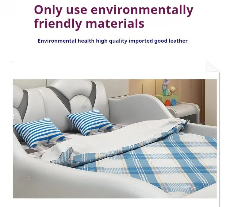 Children Luxury Boys Bed Pretty Unique Cute Nightstand Wood Storage Bed Car Design Camas Moderrna Inteligentes Bedroom Furniture Allen Cozy Haven Store