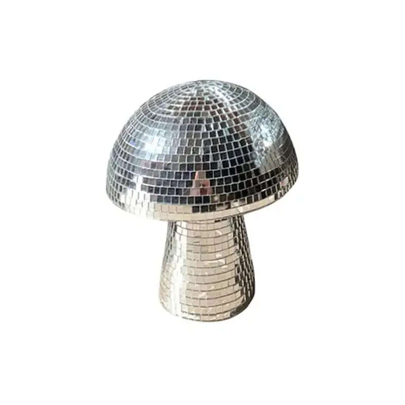 Disco Ball Mushroom - Mirrored Glass Home Décor Accent-Allen Cozy Haven Store