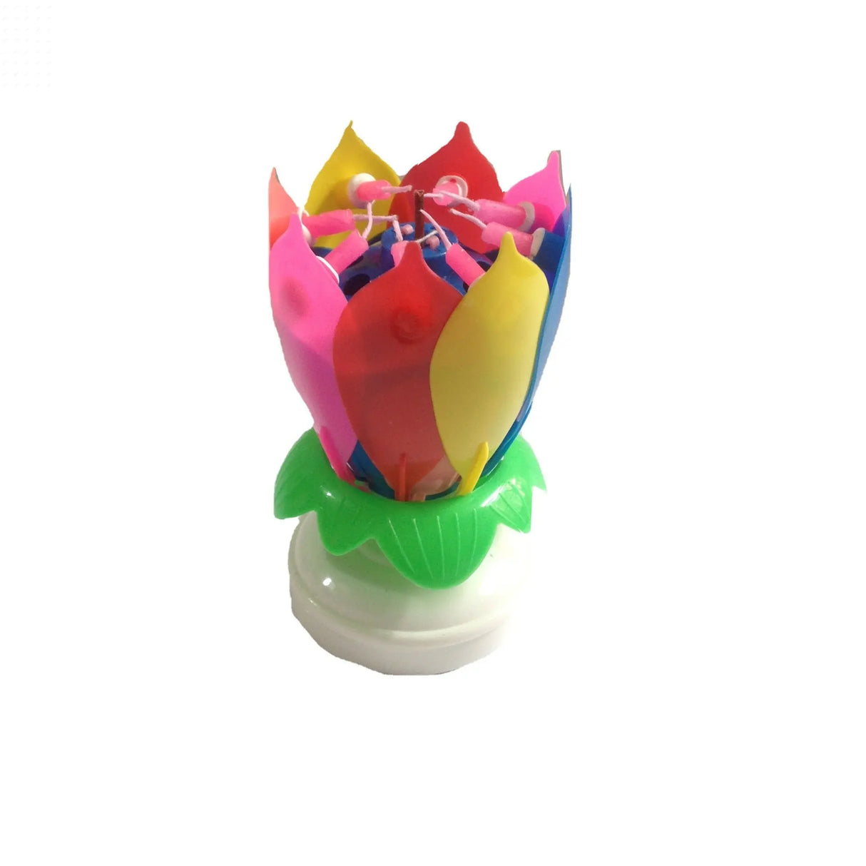 Double Lotus Flower Electronic Music Candle Allen Cozy Haven Store