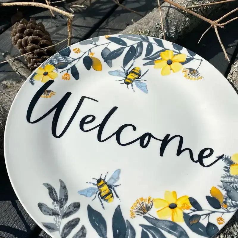 Elegant Sunflower Welcome Home Sign-Allen Cozy Haven Store