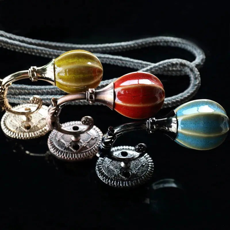 European Classic Curtain Hooks - Elegant Retro Tieback Wall Hooks for Creative Curtain Styling-Allen Cozy Haven Store