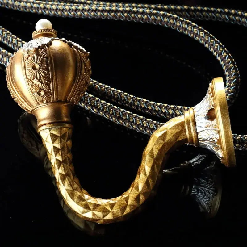 European Classic Curtain Hooks - Elegant Retro Tieback Wall Hooks for Creative Curtain Styling-Allen Cozy Haven Store