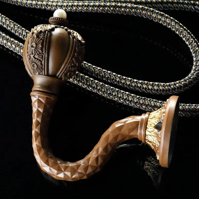 European Classic Curtain Hooks - Elegant Retro Tieback Wall Hooks for Creative Curtain Styling-Allen Cozy Haven Store