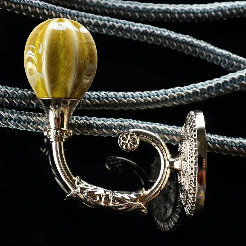 European Classic Curtain Hooks - Elegant Retro Tieback Wall Hooks for Creative Curtain Styling-Allen Cozy Haven Store