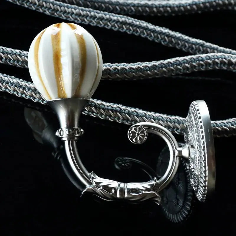 European Classic Curtain Hooks - Elegant Retro Tieback Wall Hooks for Creative Curtain Styling-Allen Cozy Haven Store