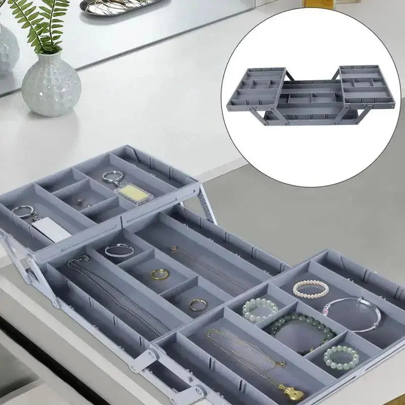 Expandable Multi-Level Drawer Organizer for Office Supplies and Kitchen Utensils-Allen Cozy Haven Store