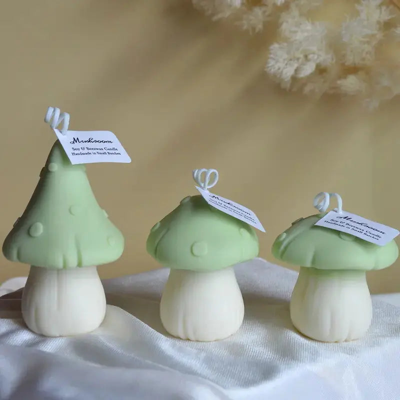 Exquisite Artisan Candles in Mushroom Design Allen Cozy Haven Store
