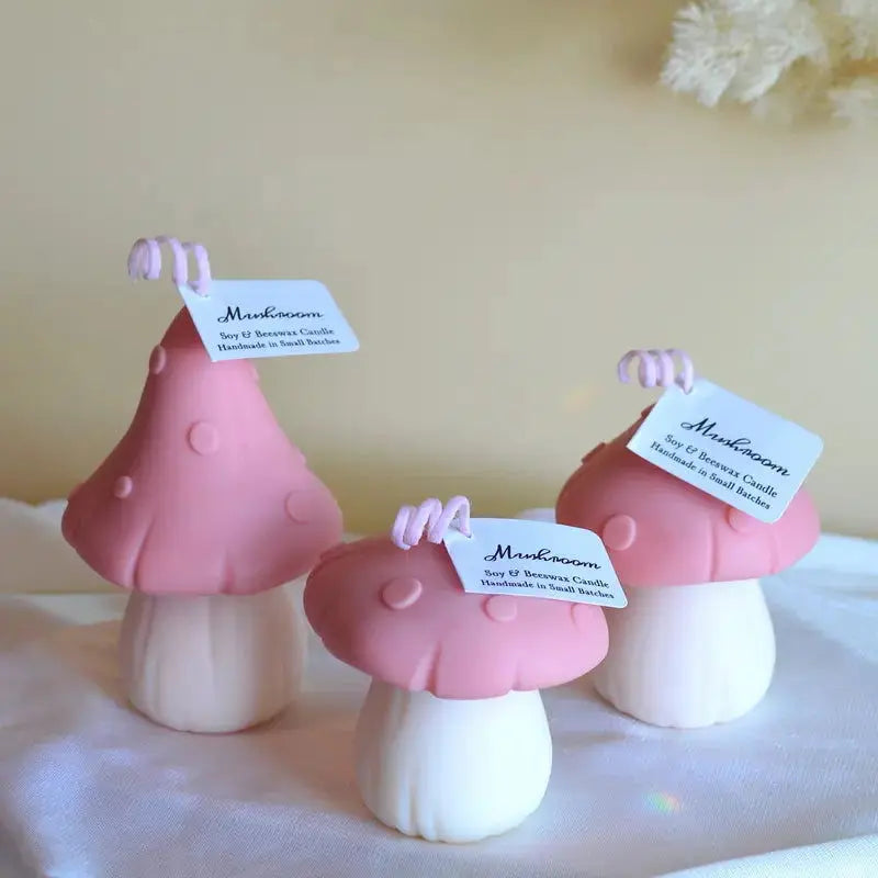 Exquisite Artisan Candles in Mushroom Design Allen Cozy Haven Store
