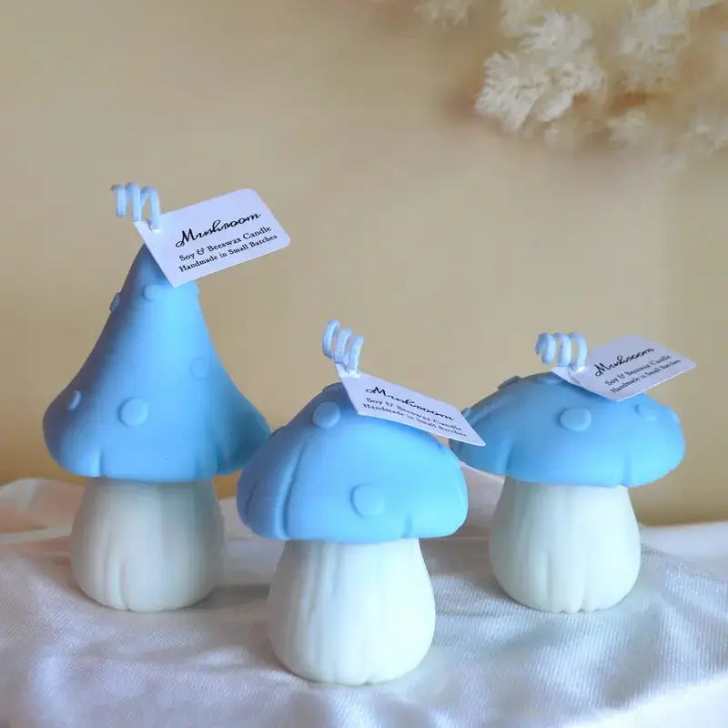 Exquisite Artisan Candles in Mushroom Design Allen Cozy Haven Store