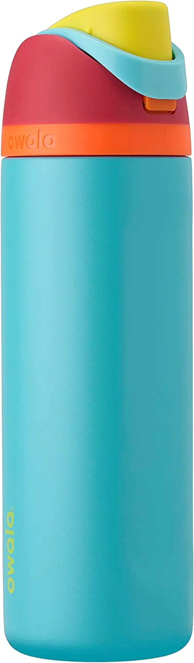Freesip 24-Ounce Insulated Water Bottle with Straw - BPA-Free, Ideal for Sports and Travel, Dark Color-Allen Cozy Haven Store