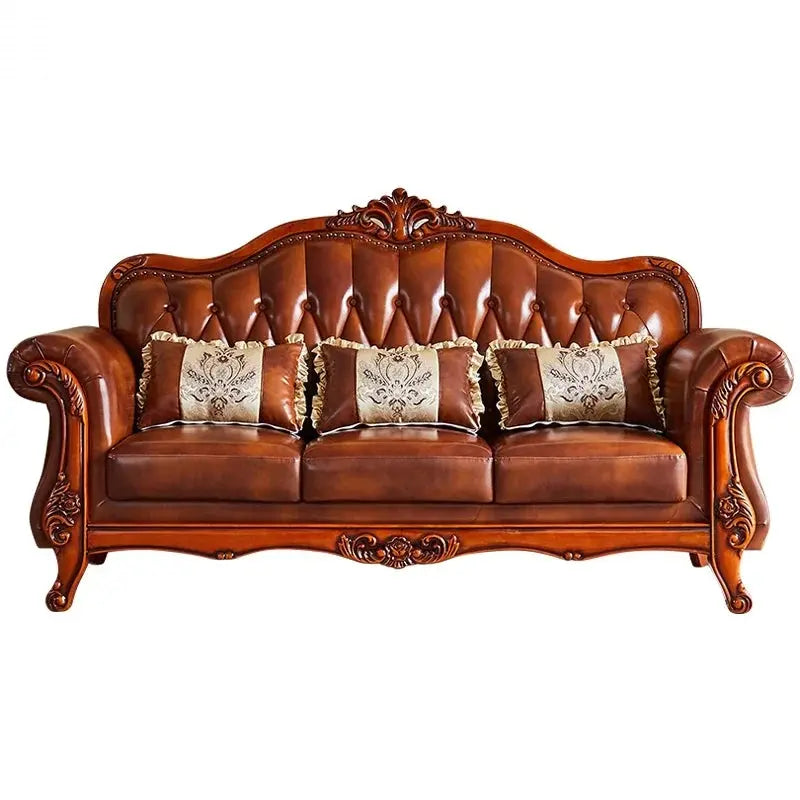 Genuine Leather Sofa Chair Luxury Modern Individual Loveseat Sofa Lounge Designer Woonkamer Banken Living Room Furniture Allen Cozy Haven Store