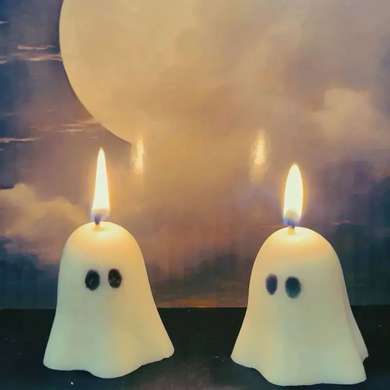 Ghostly Soy Wax Tea Light decorative Candles Allen Cozy Haven Store