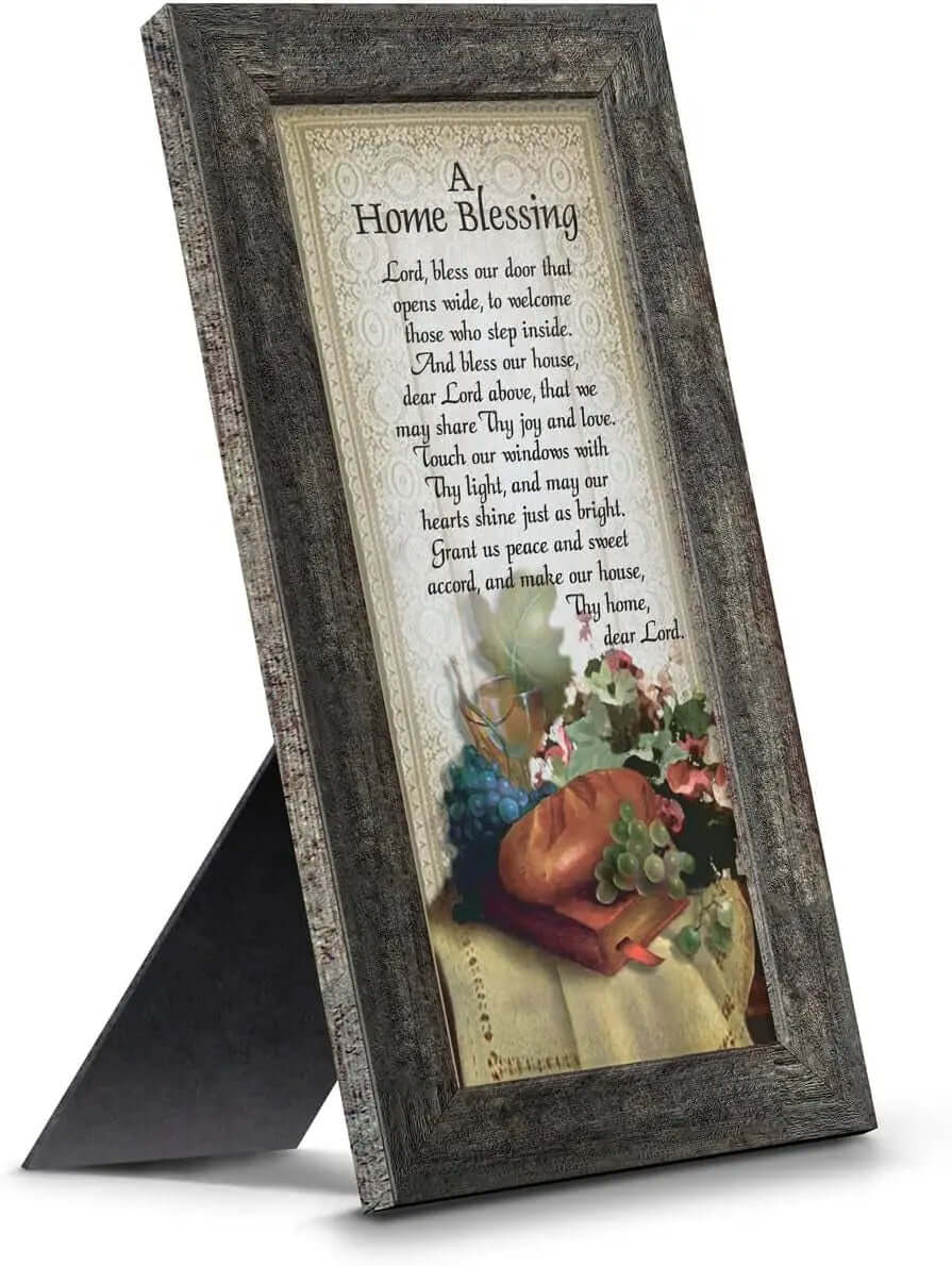 "God Bless This Home: Elegant Home Blessing Sign and Décor, Model 2195BW"-Allen Cozy Haven Store