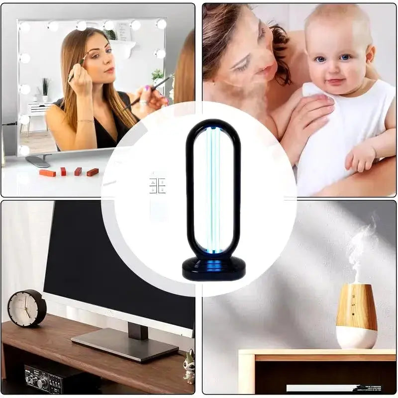 Home Air Purifier with Integrated Purification Lights - Allen Cozy Haven Store -