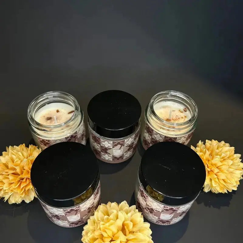 Horchata-Inspired Soy Candles in Decorative Jars Allen Cozy Haven Store