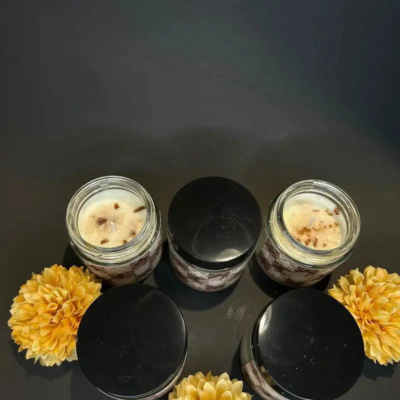 Horchata-Inspired Soy Candles in Decorative Jars Allen Cozy Haven Store