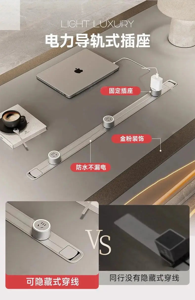 L Shaped Modern Office Desk Executive Work Luxury Conference Computer Desk Manager Reading Escritorio Oficina Modern Furniture Allen Cozy Haven Store